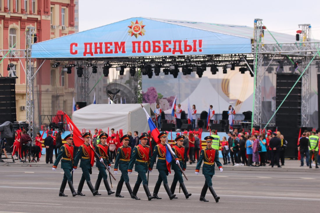 До начала парада Победы в Ростове остался один час