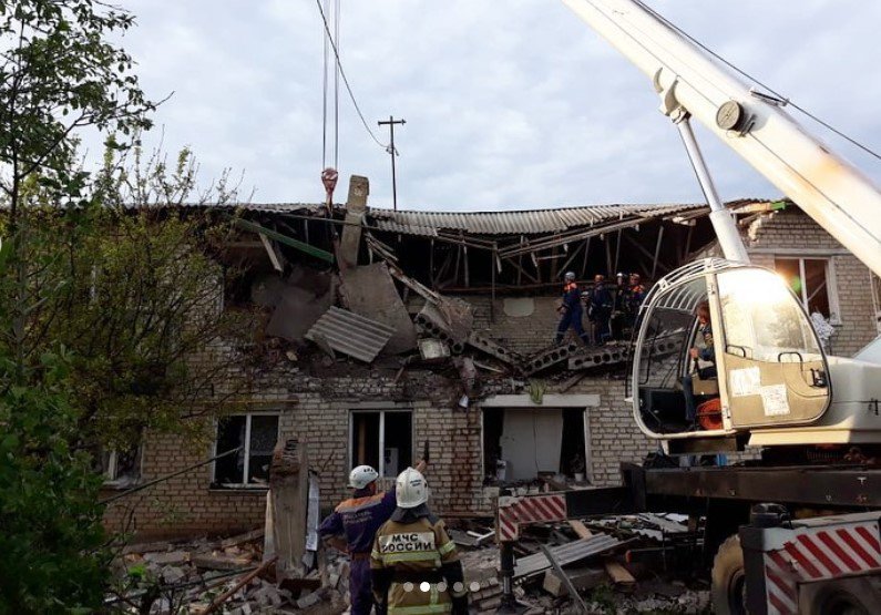 В Ростовской области в жилом доме произошел взрыв бытового газа: видео